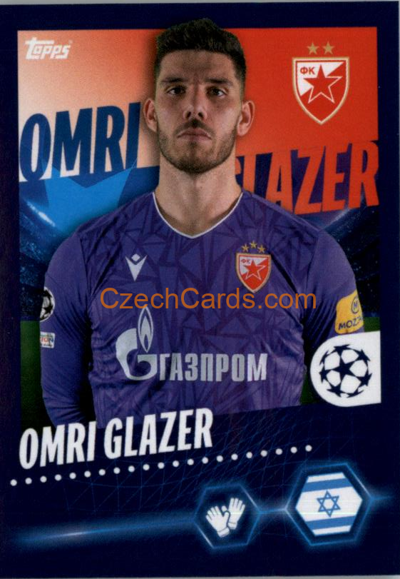 Omri Glazer 2023/24 Topps Champions League sticker #276