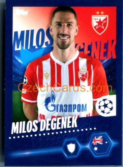 Miloš Degenek 2023/24 Topps Champions League sticker #281