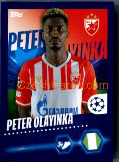 Peter Olayinka 2023/24 Topps Champions League sticker #289