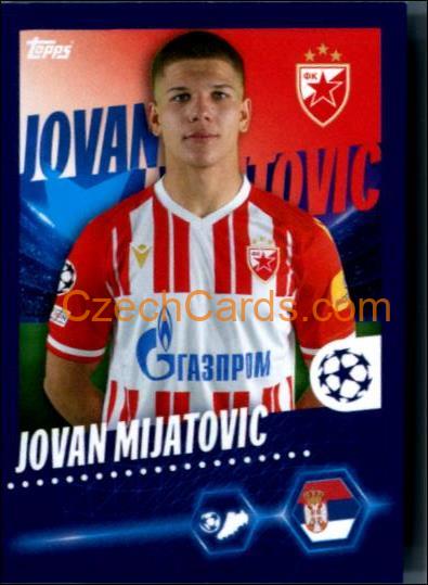 Jovan Mijatović 2023/24 Topps Champions League sticker #290