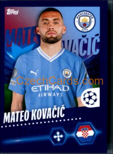 Mateo Kovačić 2023/24 Topps Champions League sticker #302