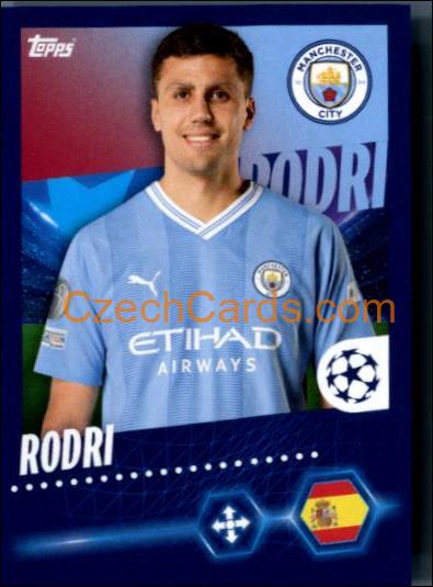 Rodri 2023/24 Topps Champions League sticker #303