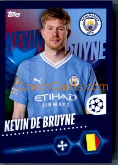 Kevin de Bruyne 2023/24 Topps Champions League sticker #305