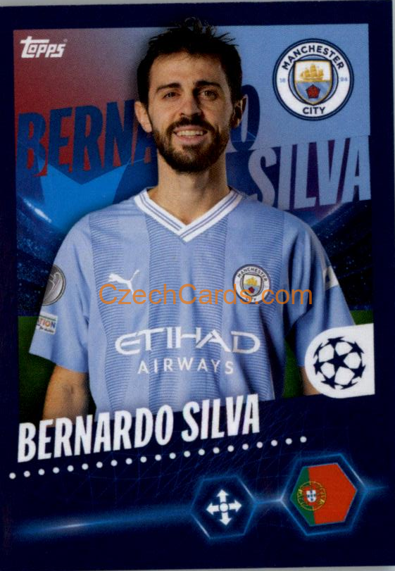 Bernardo Silva 2023/24 Topps Champions League sticker #307