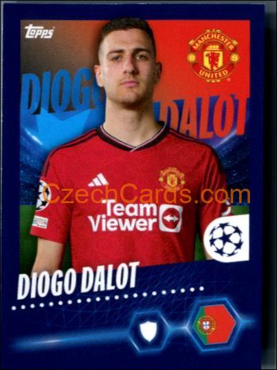 Diogo Dalot 2023/24 Topps Champions League sticker #315