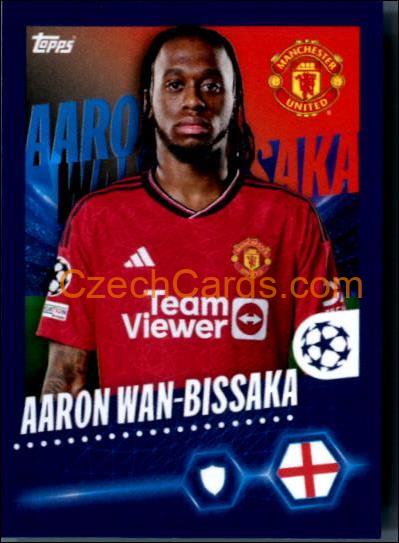 Aaron Wan-Bissaka 2023/24 Topps Champions League sticker #316