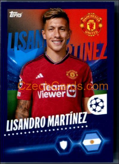 Lisandro Martínez 2023/24 Topps Champions League sticker #317