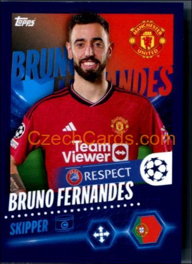 Bruno Fernandes 2023/24 Topps Champions League sticker #322
