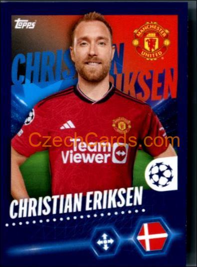 Christian Eriksen 2023/24 Topps Champions League sticker #325