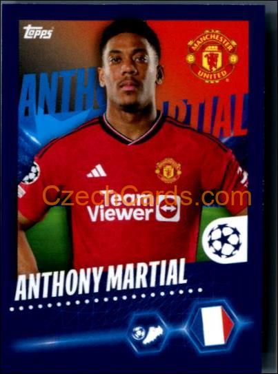Anthony Martial 2023/24 Topps Champions League sticker #329