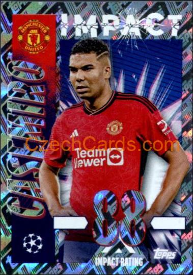 Casemiro 2023/24 Topps Champions League sticker Impact shiny #331
