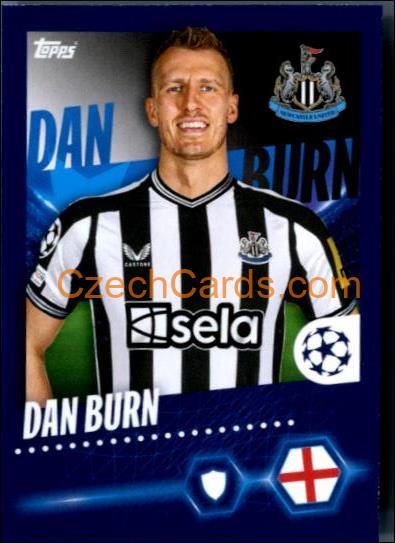 Dan Burn 2023/24 Topps Champions League sticker #336
