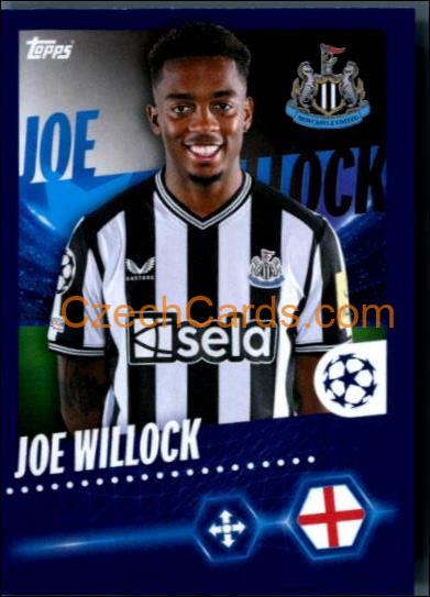 Joe Willock 2023/24 Topps Champions League sticker #339