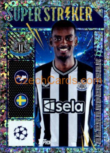 Alexander Isak 2023/24 Topps Champions League sticker foil #347