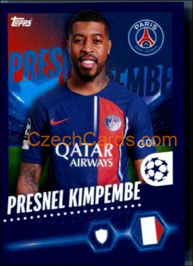 Presnel Kimpembe 2023/24 Topps Champions League sticker #358