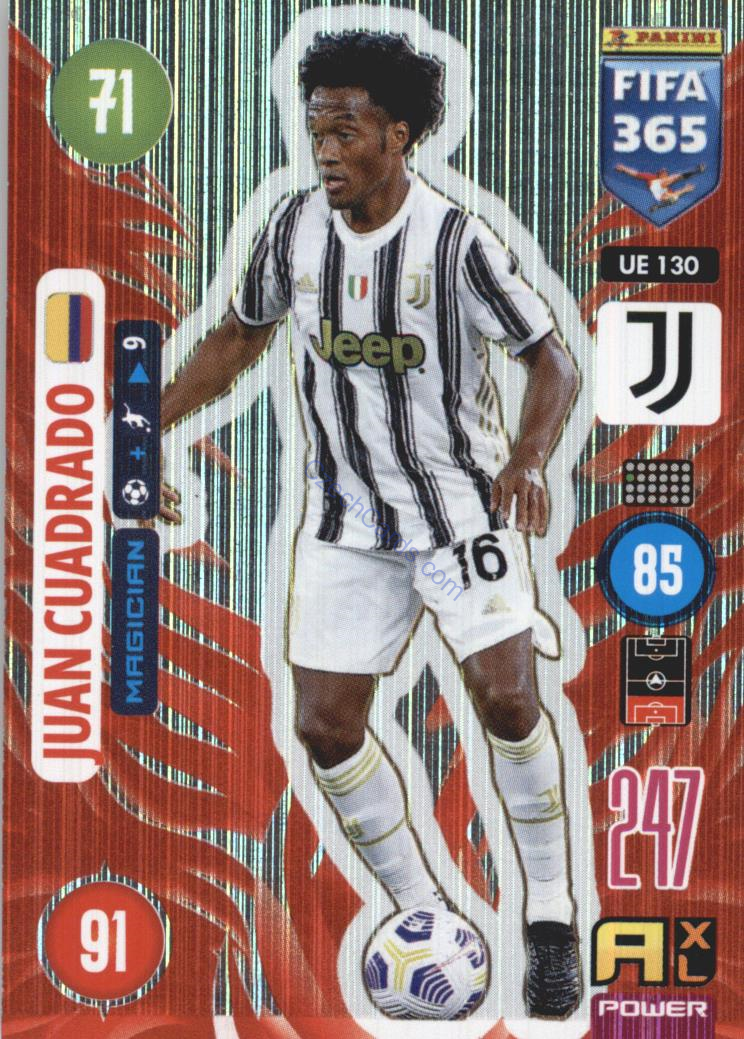 Juan Cuadrado 2021 FIFA 365 Adrenalyn Magician #UE130