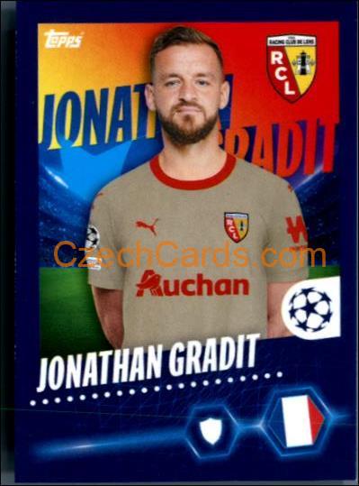 Jonathan Gradit 2023/24 Topps Champions League sticker #393
