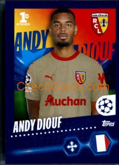 Andy Diouf 2023/24 Topps Champions League sticker #397