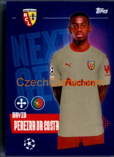 David Pereira da Costa 2023/24 Topps Champions League sticker Next Gen #406