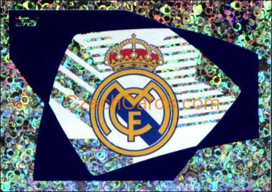 Club Logo Real Madrid 2023/24 Topps Champions League sticker foil #408