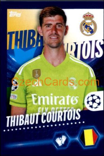 Thibaut Courtois 2023/24 Topps Champions League sticker #409