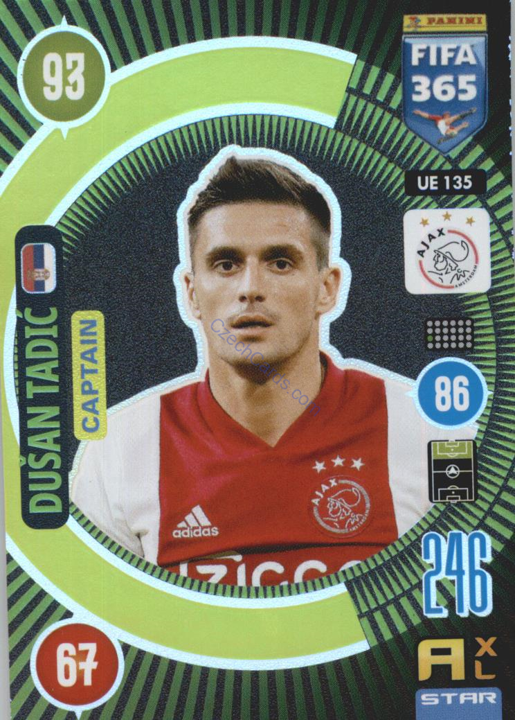 Dušan Tadić 2021 FIFA 365 Adrenalyn Captain #UE135