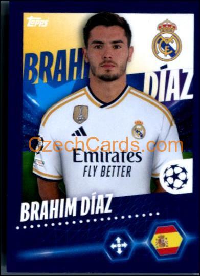 Brahim Díaz 2023/24 Topps Champions League sticker #421