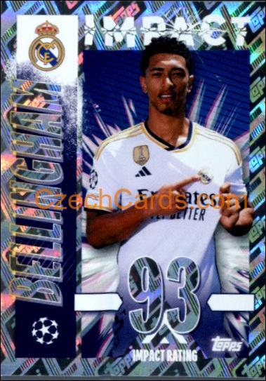 Jude Bellingham 2023/24 Topps Champions League sticker Impact shiny #426