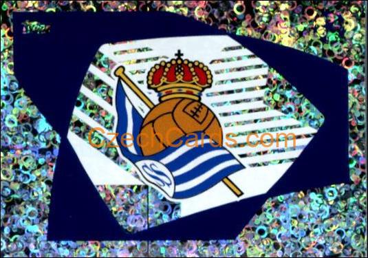 Club Logo Real Sociedad 2023/24 Topps Champions League sticker foil #427