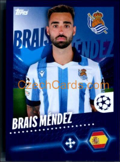Brais Méndez 2023/24 Topps Champions League sticker #438