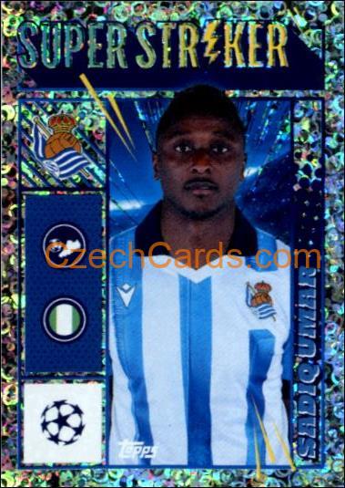 Umar Sadiq 2023/24 Topps Champions League sticker foil #442