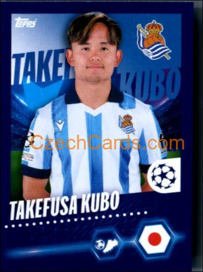 Takefusa Kubo 2023/24 Topps Champions League sticker #443