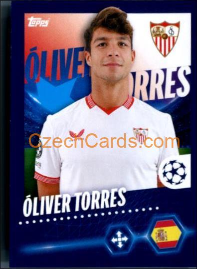 Óliver Torres 2023/24 Topps Champions League sticker #457