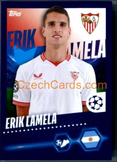 Erik Lamela 2023/24 Topps Champions League sticker #462