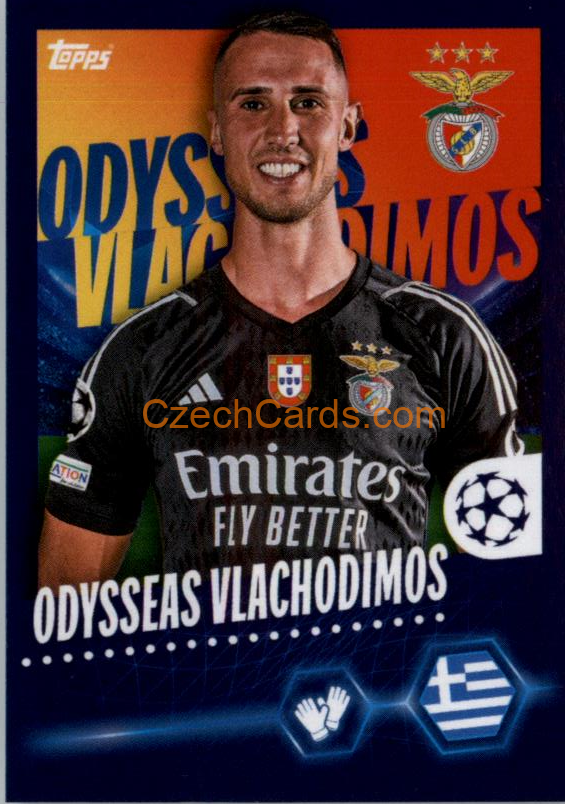 Odysseas Vlachodimod 2023/24 Topps Champions League sticker #466