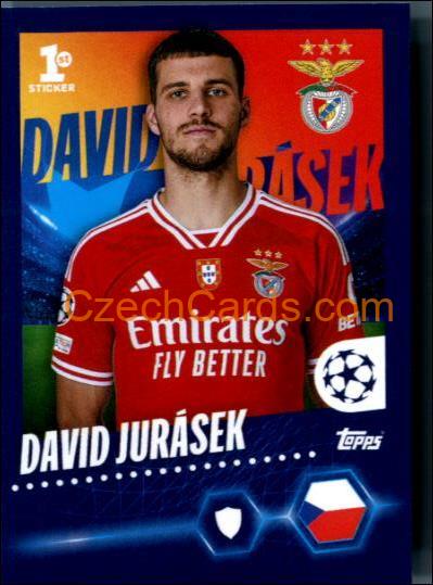 David Jurásek 2023/24 Topps Champions League sticker #467