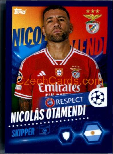 Nicolás Otamendi 2023/24 Topps Champions League sticker #470