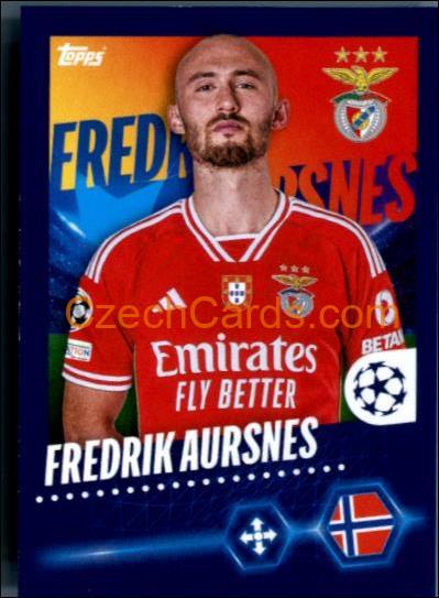 Fredrik Aursnes 2023/24 Topps Champions League sticker #473