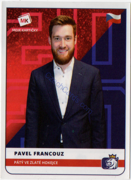 Pavel Francouz MK 2020  Stick With Czech Hockey Sticker #5