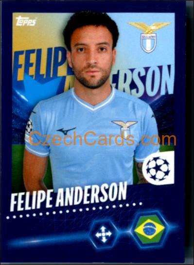 Felipe Anderson 2023/24 Topps Champions League sticker #493