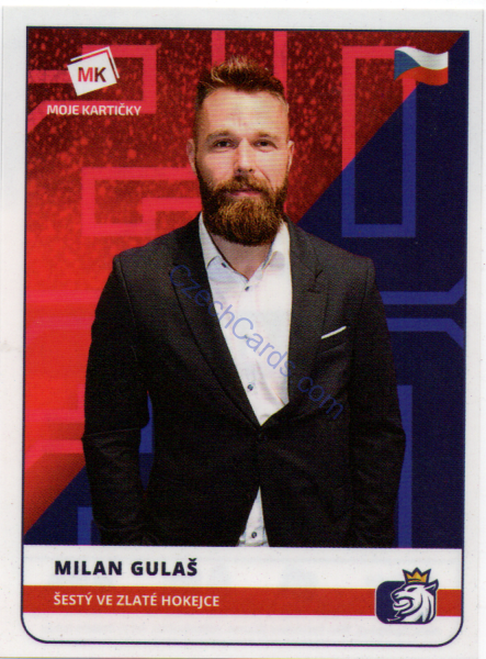 Milan Gulaš MK 2020  Stick With Czech Hockey Sticker #6