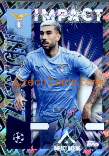 Mattia Zaccagni 2023/24 Topps Champions League sticker Impact shiny #502