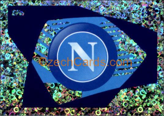 Club Logo SSC Napoli 2023/24 Topps Champions League sticker foil #503