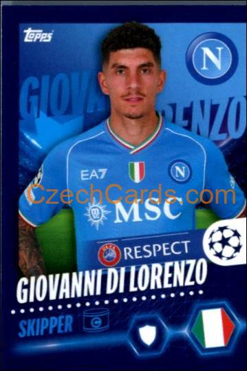 Giovanni Di Lorenzo 2023/24 Topps Champions League sticker #506