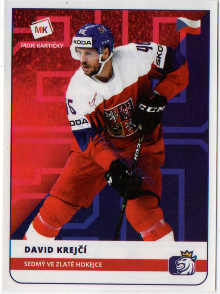 David Krejčí MK 2020  Stick With Czech Hockey Sticker #7