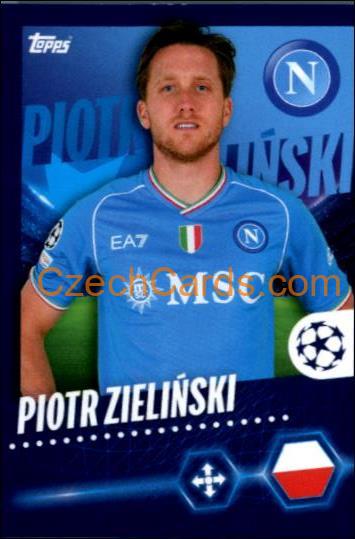 Piotr Zieliński 2023/24 Topps Champions League sticker #513