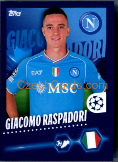 Giacomo Raspadori 2023/24 Topps Champions League sticker #516