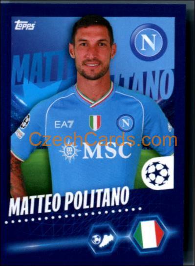 Matteo Politano 2023/24 Topps Champions League sticker #518