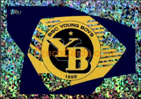 Club Logo BSC Young Boys 2023/24 Topps Champions League sticker foil #522