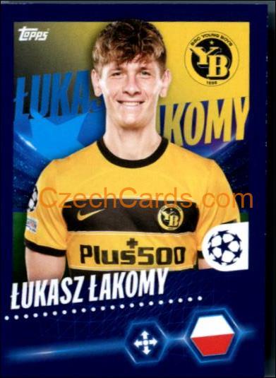 Łukasz Łakomy 2023/24 Topps Champions League sticker #534